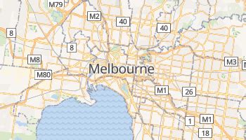 melbourne time map.